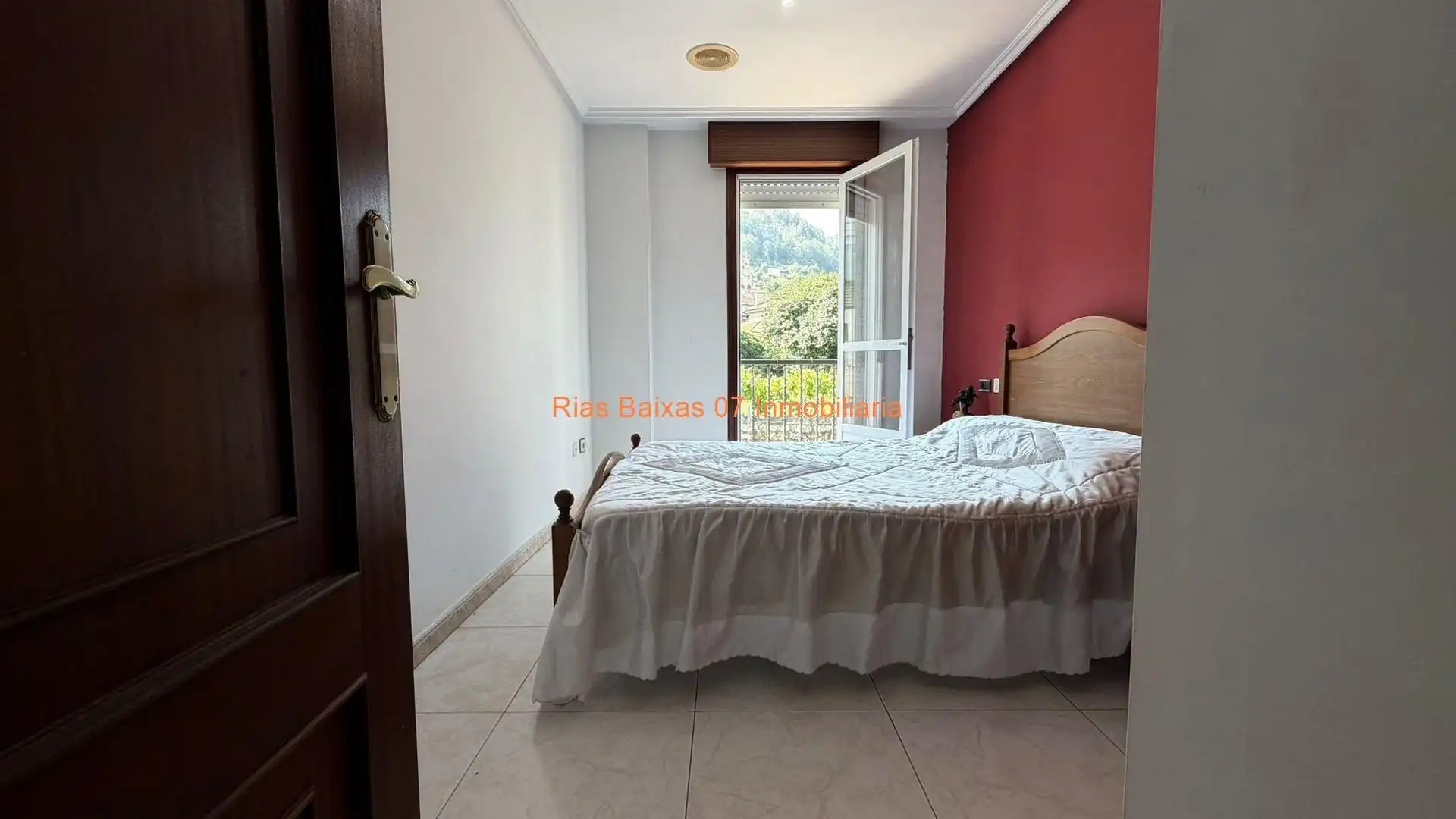 Bedroom of Flat for sale in Cortegada  with Heating, Terrace and Furnished