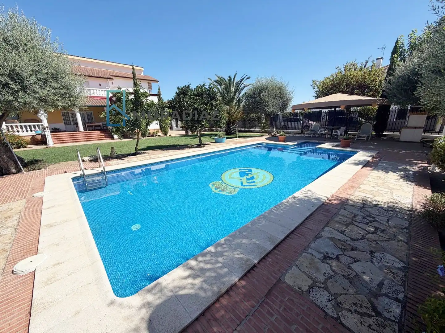 Swimming pool of Detached homes for sale in Villanueva de la Serena  with Air Conditioner, Heating and Private garden