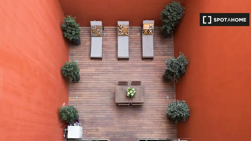 Appartamento con terrazza in affitto a Eixample, imagen 15