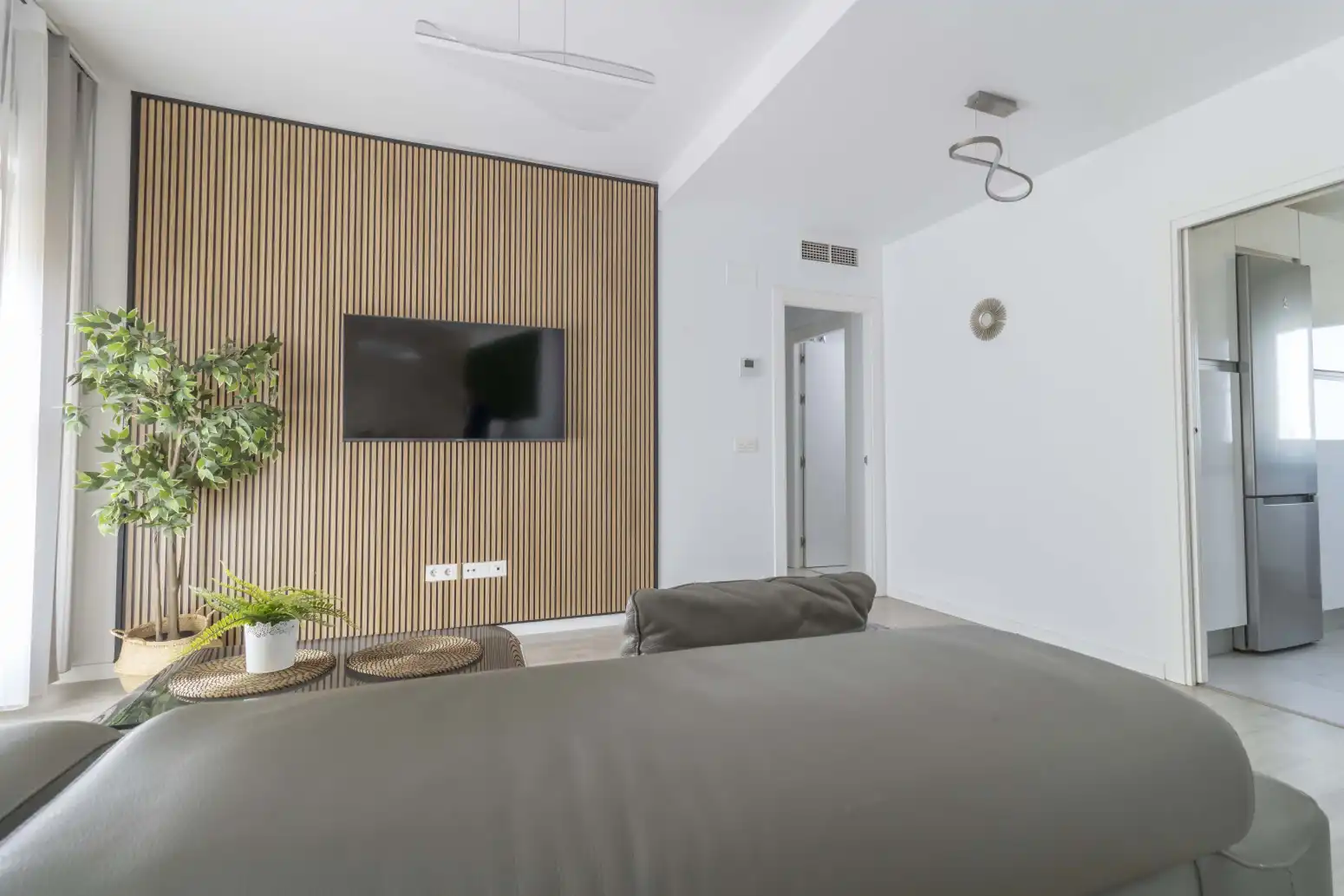 Sala de estar de Piso en venta en Sevilla con Aire acondicionado, Calefacción y Jardín privado