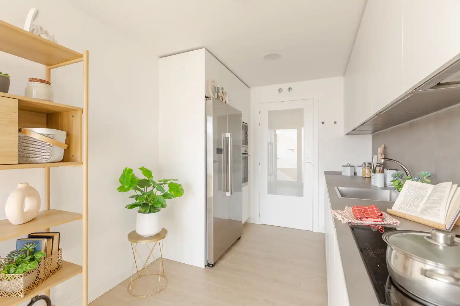 Kitchen of Attic for sale in Zizur Mayor / Zizur Nagusia  with Air Conditioner, Heating and Private garden