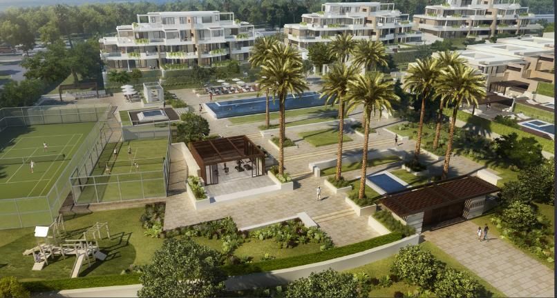 Exterior view of Apartment for sale in Estepona  with Air Conditioner, Terrace and Swimming Pool