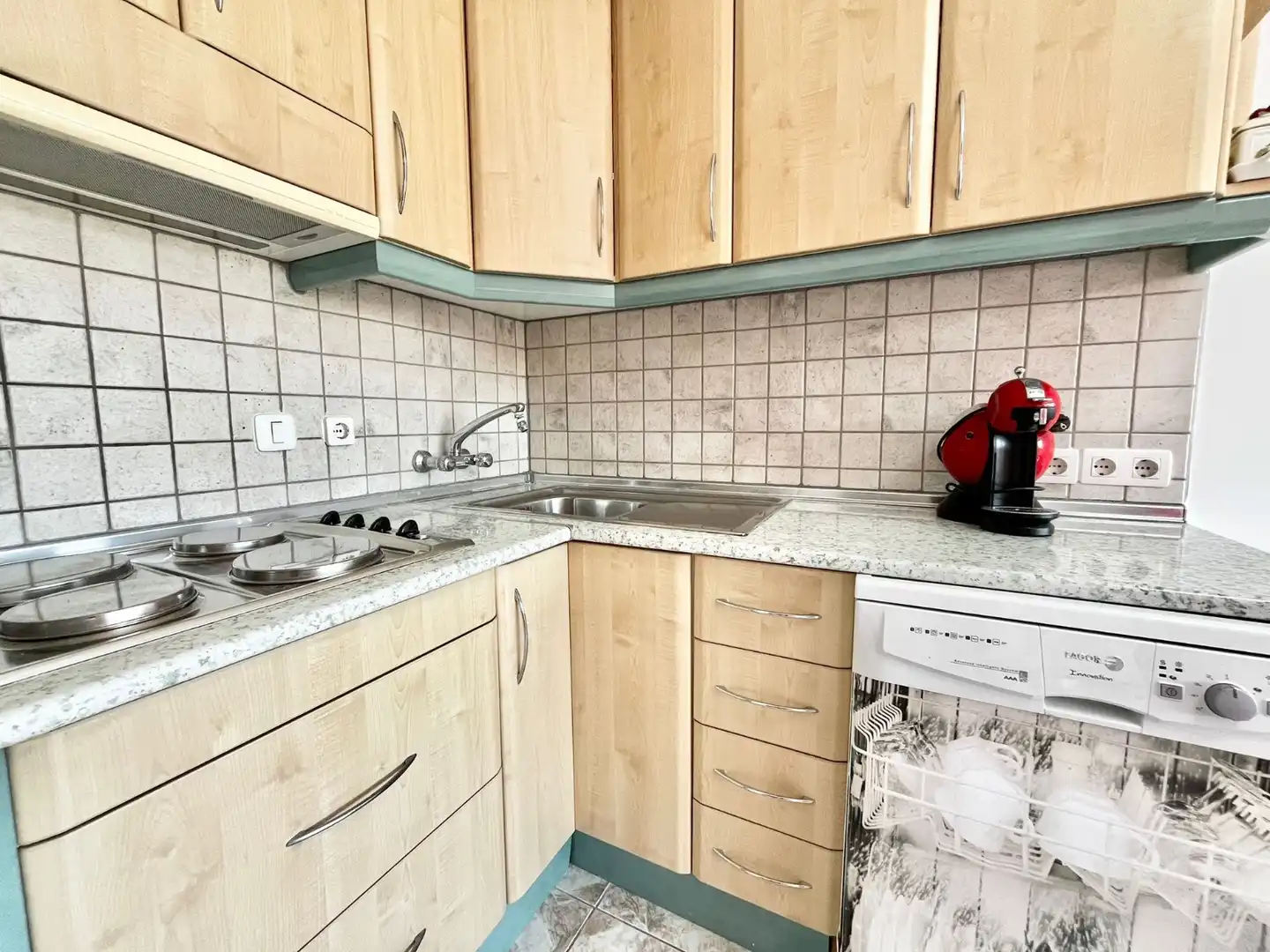 Cocina de Apartamento de alquiler en Orihuela con Calefacción, Amueblado y Lavadora
