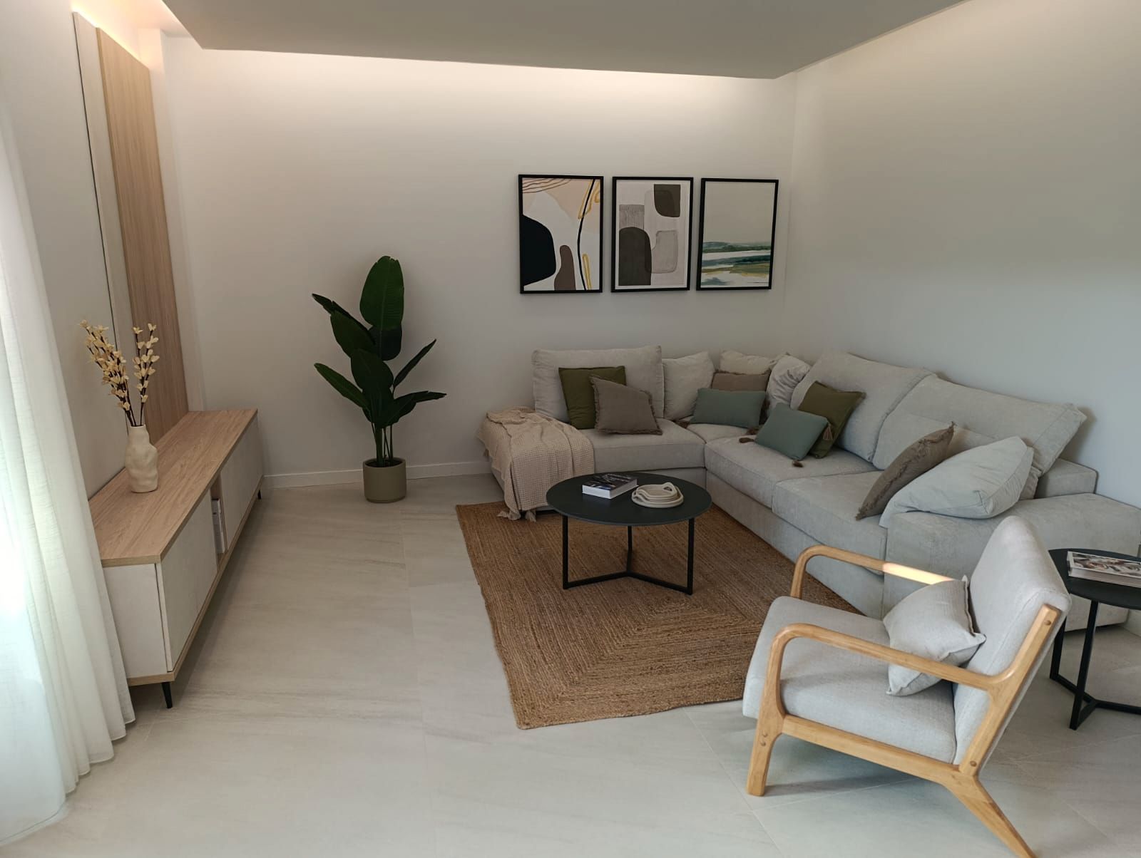 Sala d'estar de Apartament en venda en San Pedro del Pinatar amb Aire condicionat, Terrassa i Traster