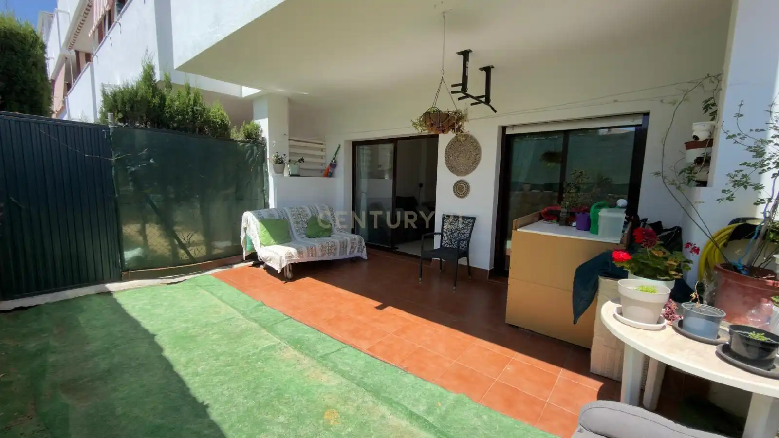 Terraza de Apartamento en venta en Mijas con Jardín privado, Trastero y Piscina comunitaria