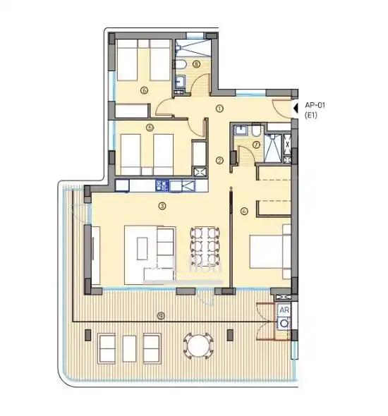 Apartamento con piscina en venta en Calle Calle del Vespre, imagen 17