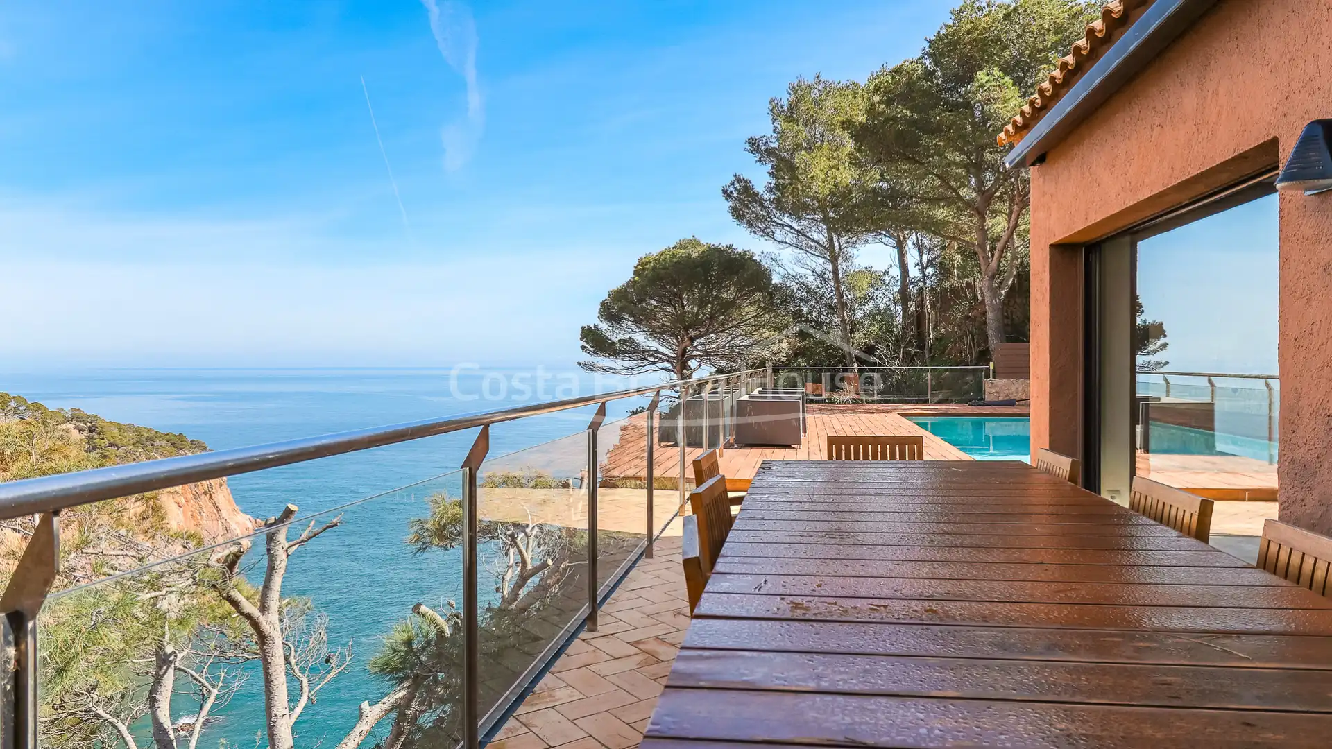 Terrasse von Haus oder Chalet zum Verkauf in Begur mit Klimaanlage, Heizung und Privatgarten