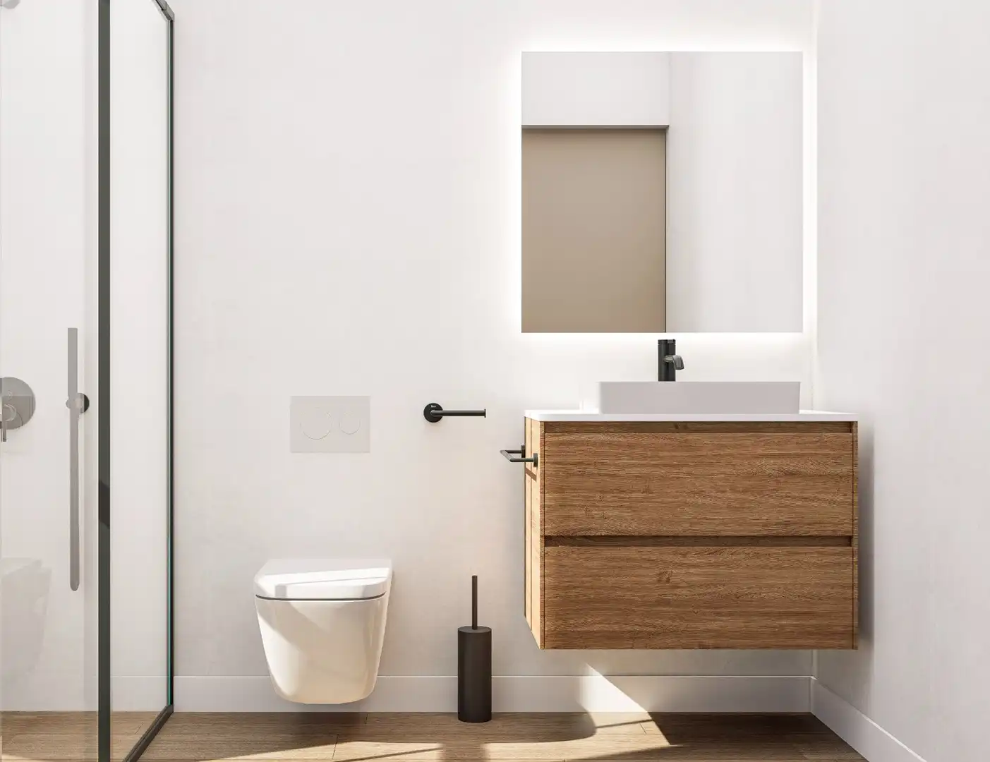 Baño de Casa o chalet en venta en Sax con Aire acondicionado, Calefacción y Piscina