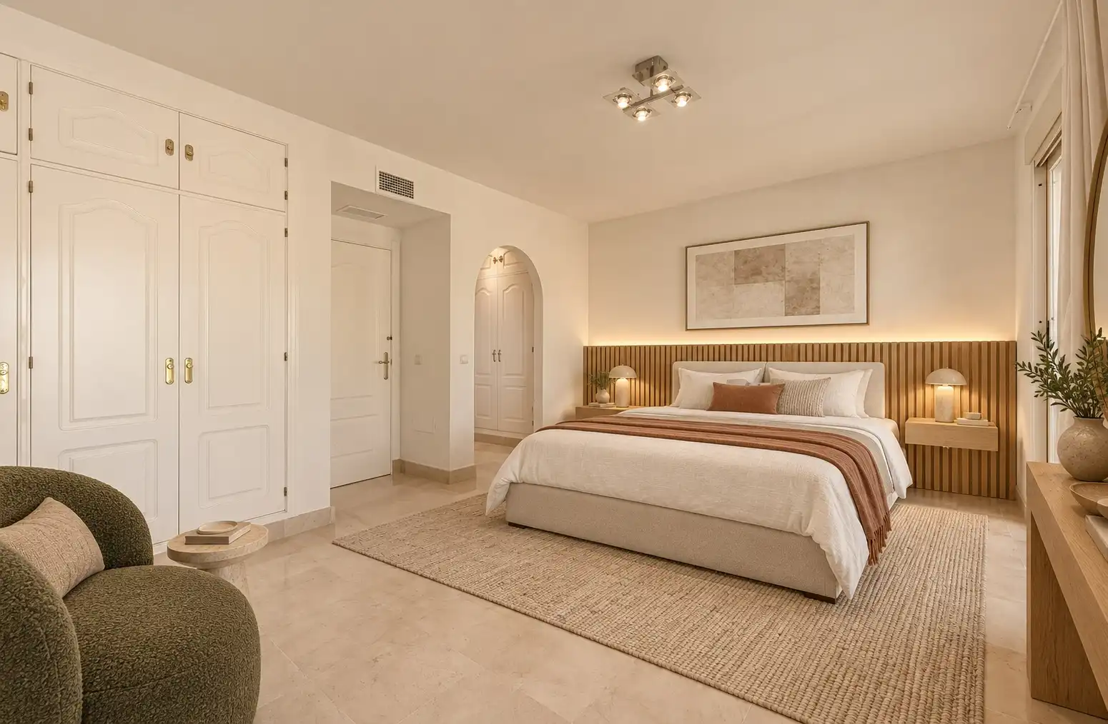 Bedroom of Detached homes for sale in Marbella  with Air Conditioner, Heating and Private garden