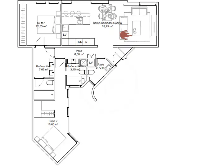 Flat with lift for sale in Carrer de Bailèn, imagen 51