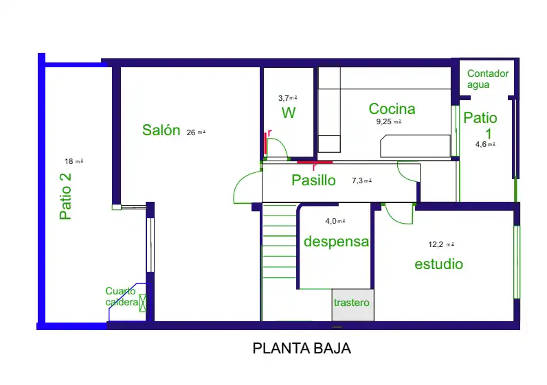 Adossat amb jardí en venda a Calle Estación, imagen 43