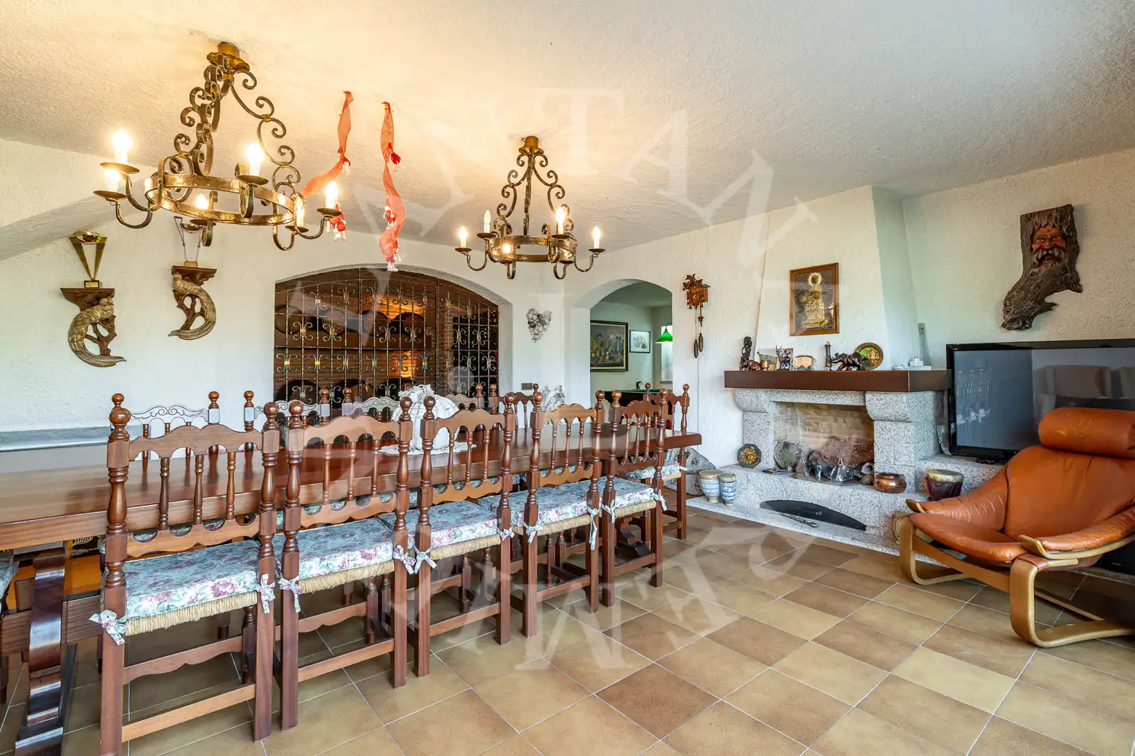 Comedor de Casa o chalet en venta en La Garriga con Aire acondicionado, Calefacción y Jardín privado
