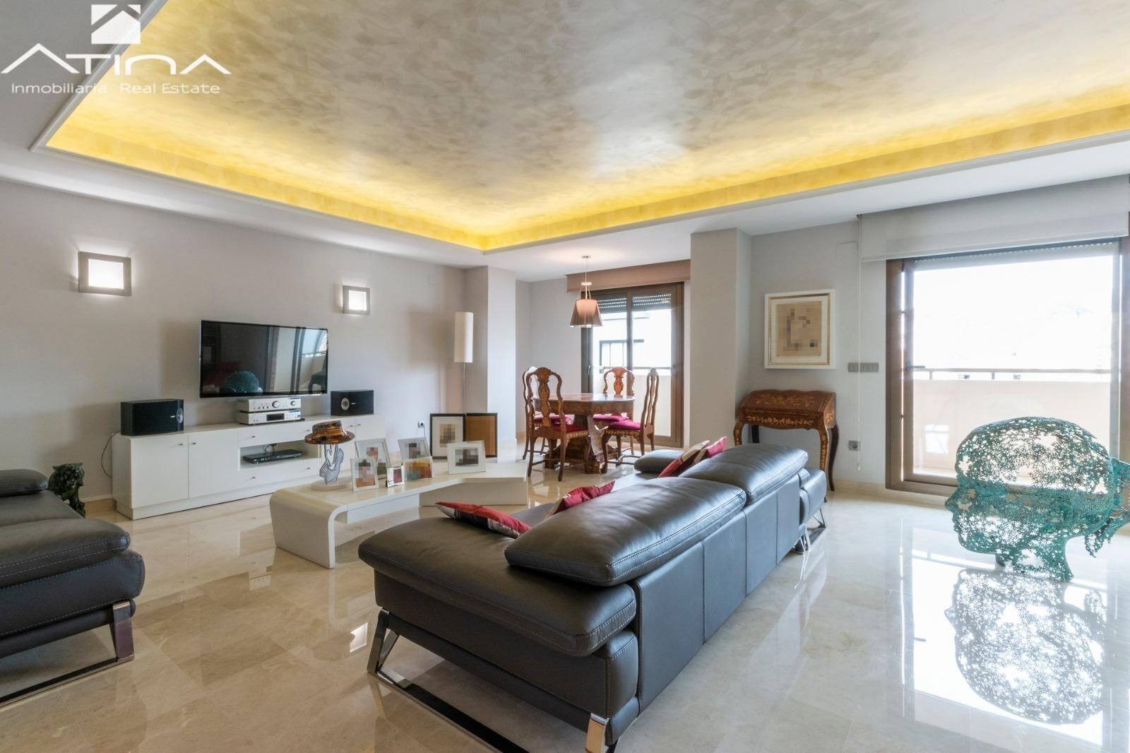 Sala d'estar de Àtic en venda en Gandia amb Aire condicionat, Calefacció i Terrassa