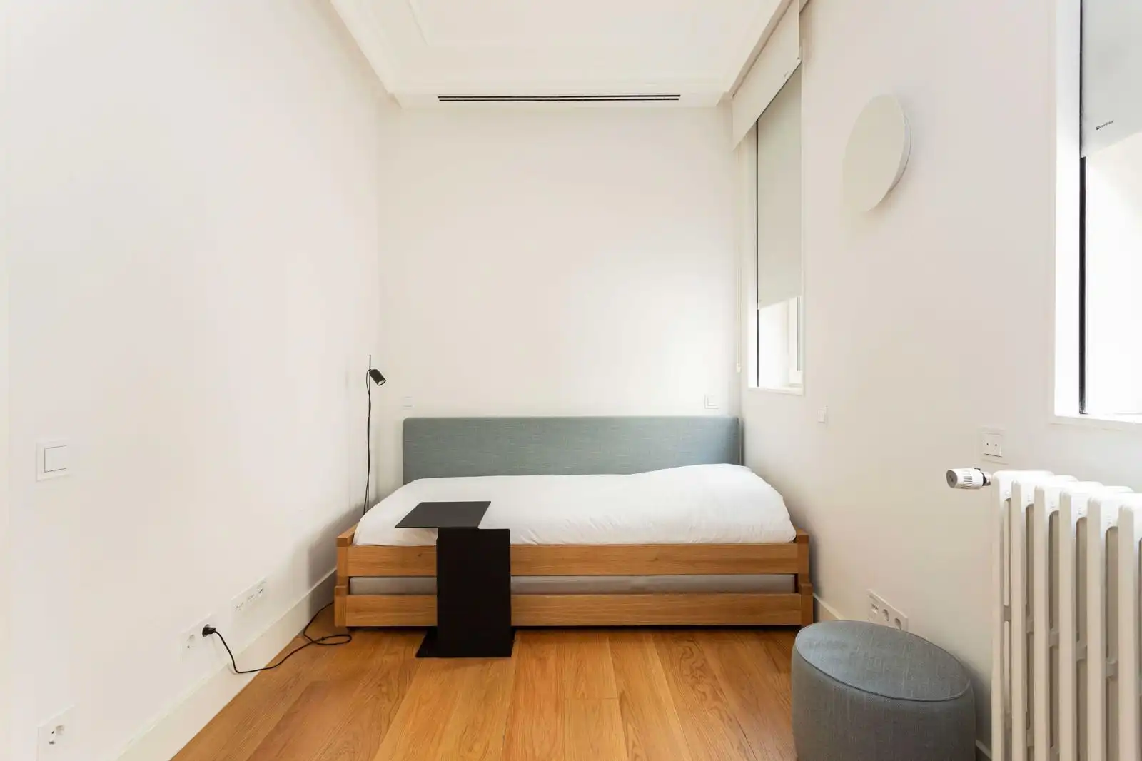 Schlafzimmer von Wohnung zur Miete in Barcelona mit Klimaanlage, Heizung und Terrasse