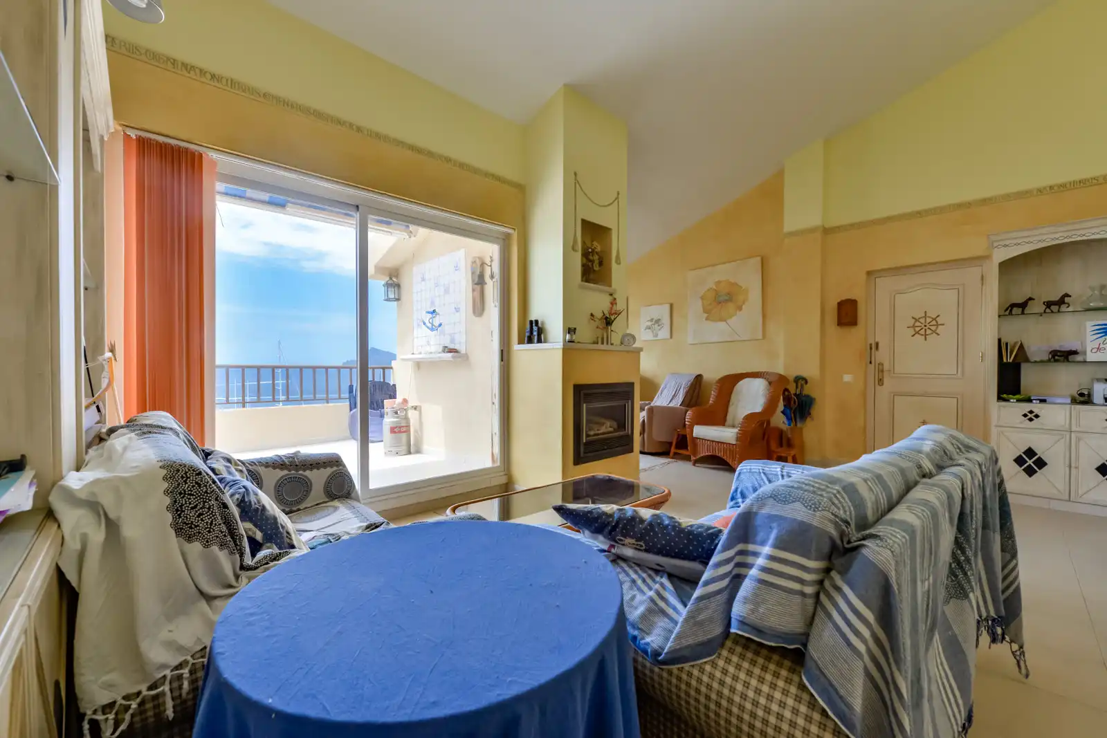 Sala d'estar de Àtic en venda en Altea amb Aire condicionat, Calefacció i Terrassa