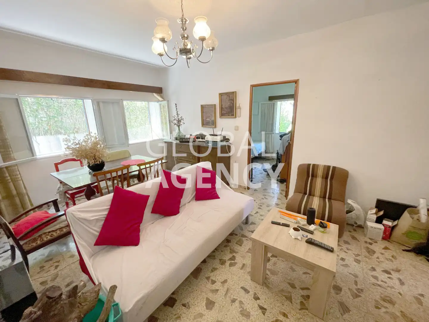 Wohnzimmer von Haus oder Chalet zum Verkauf in Herradón de Pinares mit Heizung, Privatgarten und Terrasse