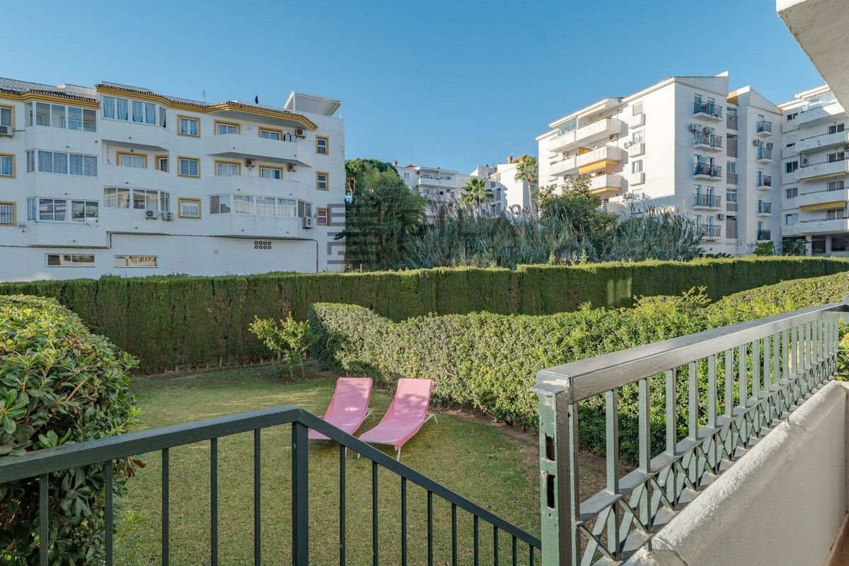 Garten von Wohnung zum Verkauf in Mijas mit Klimaanlage, Terrasse und Schwimmbad