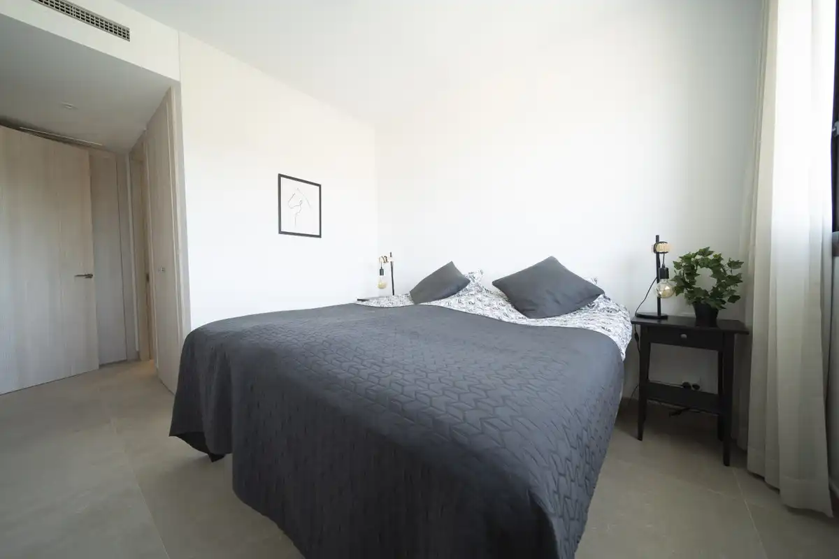Bedroom of Apartments for sale in Mijas  with Air Conditioner, Terrace and Furnished