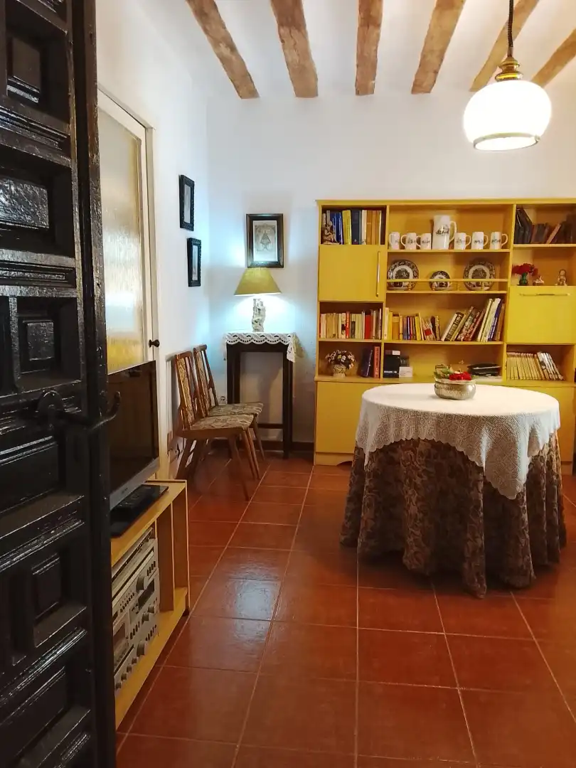 Living room of Houses for sale in Campillo de Altobuey  with Furnished