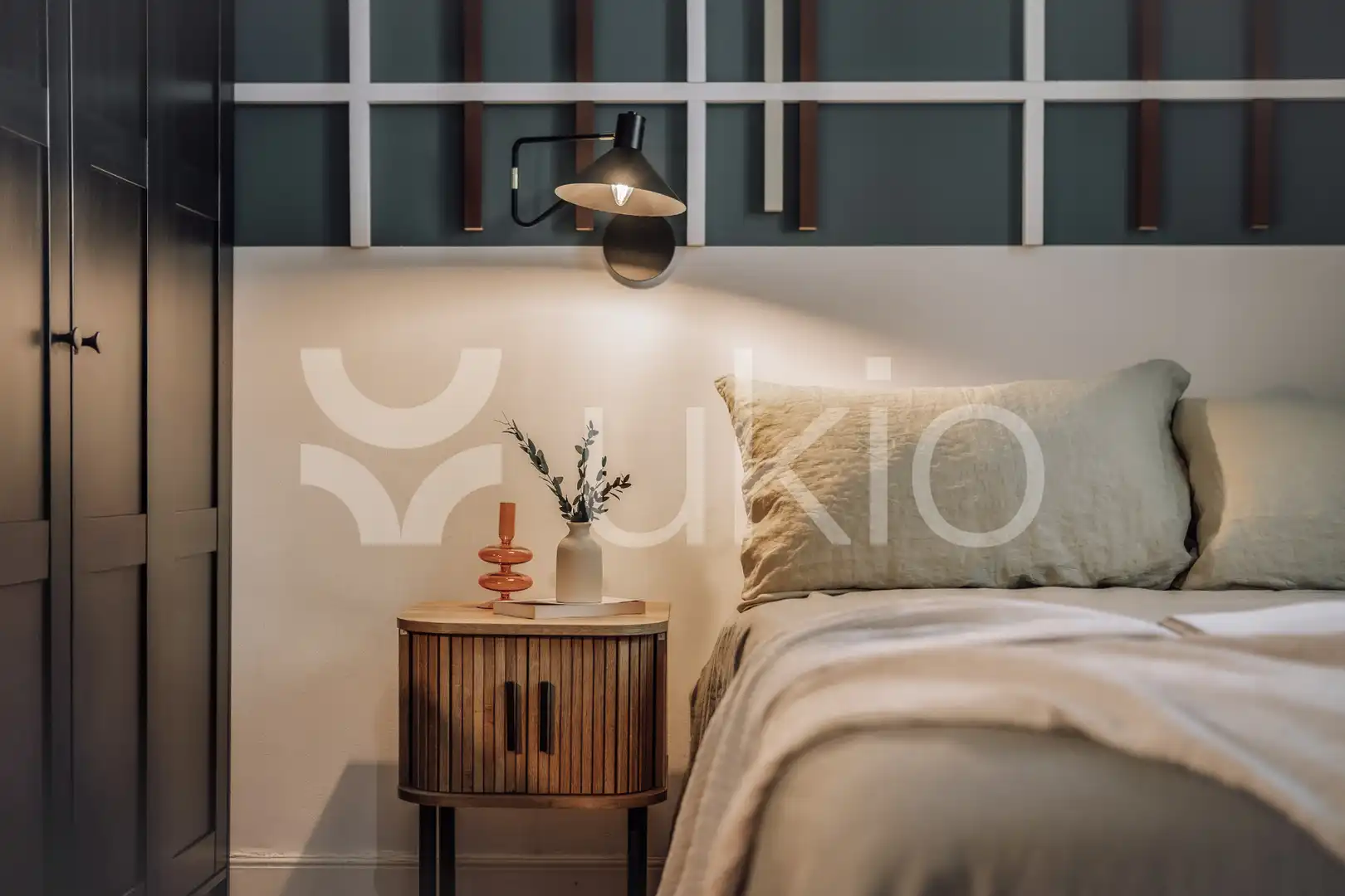 Schlafzimmer von Wohnungen zur Miete in Madrid mit Klimaanlage, Heizung und Terrasse
