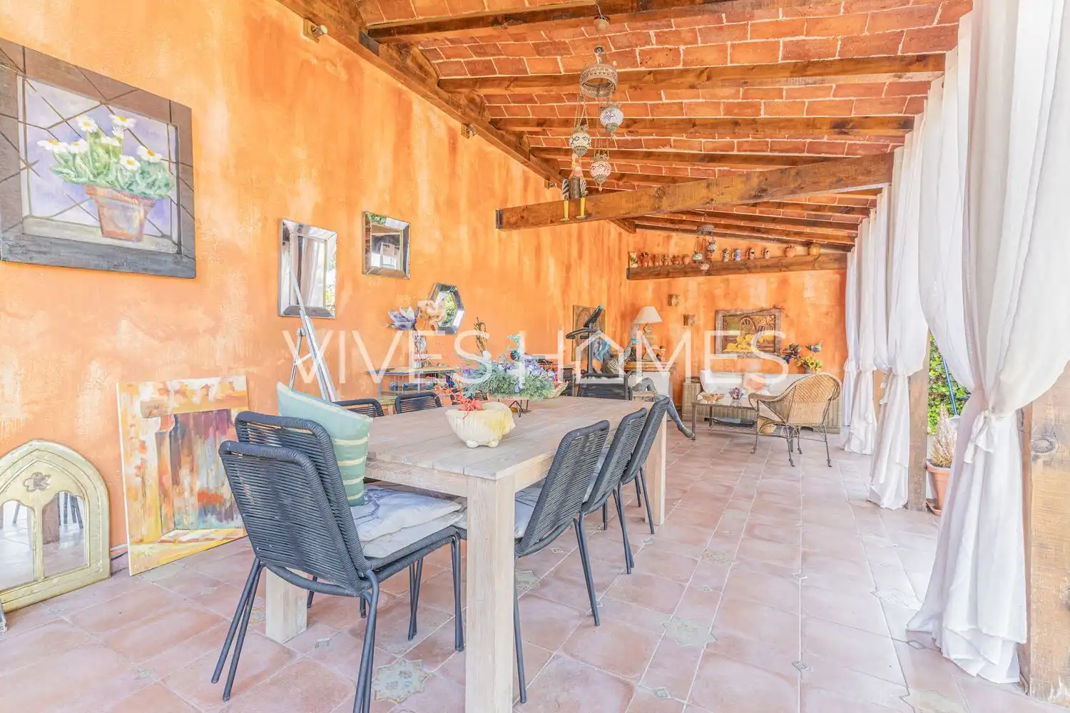 Terrace of Houses for sale in Sant Vicenç de Montalt  with Air Conditioner, Heating and Private garden