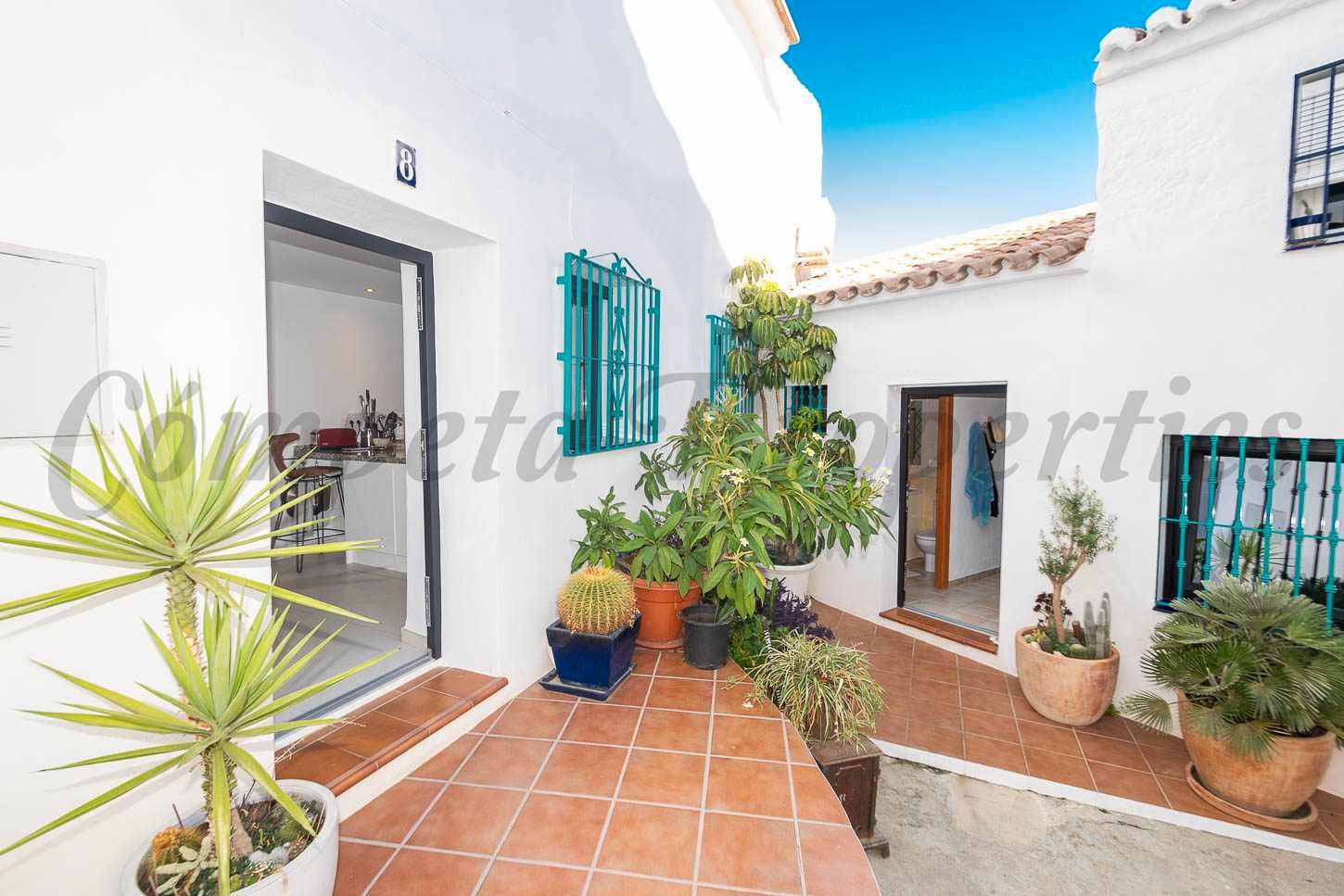 Exterior view of Single-family semi-detached for sale in Torrox  with Air Conditioner, Heating and Private garden