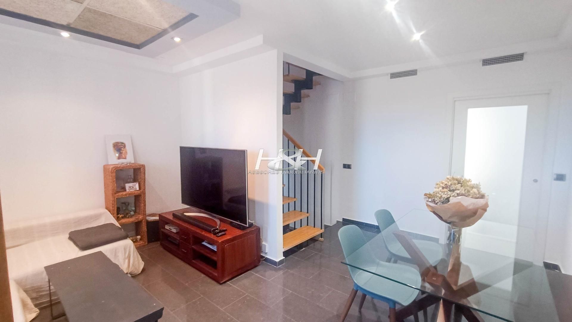 Sala de estar de Casa adosada en venta en Massamagrell con Terraza y Balcón