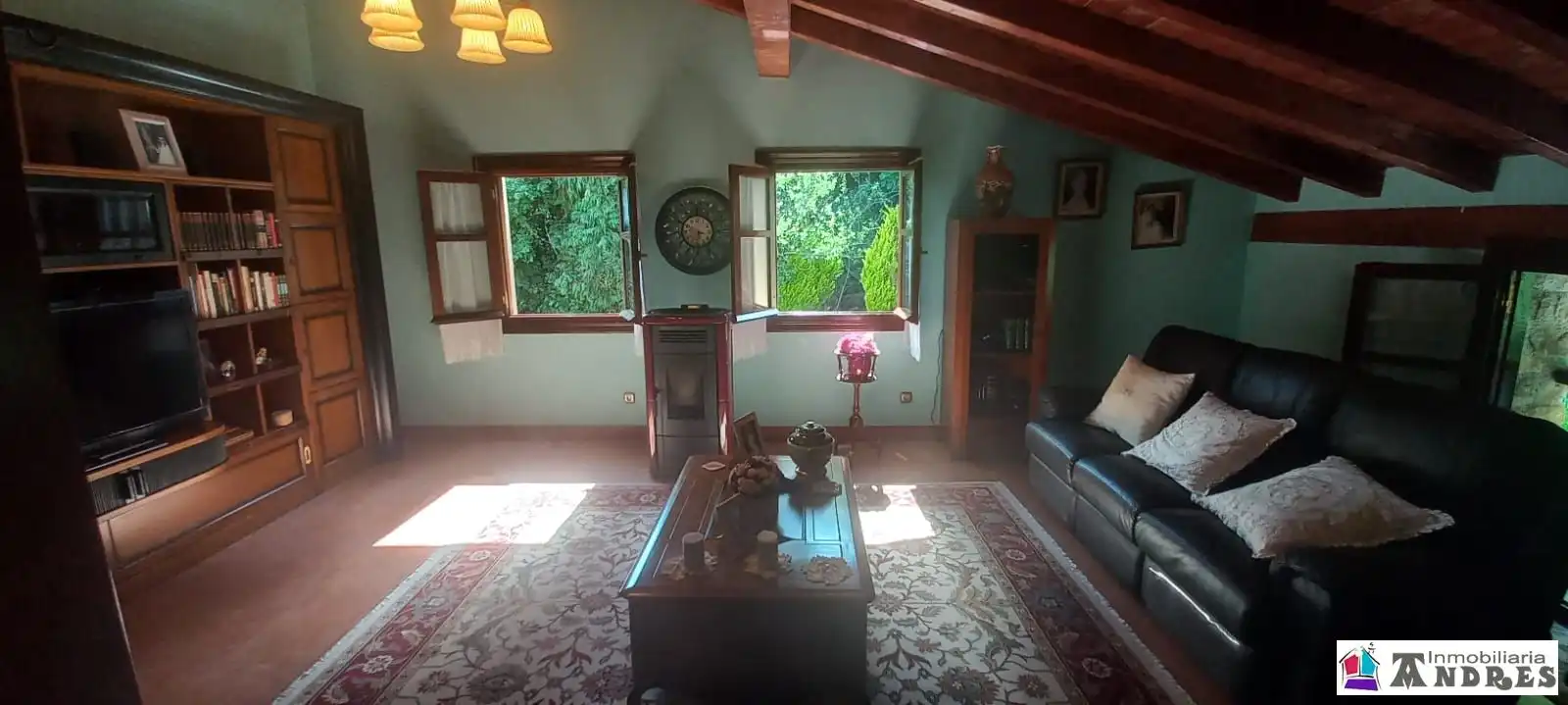 Sala de estar de Casa o chalet en venta en Lemoa con Calefacción, Jardín privado y Terraza