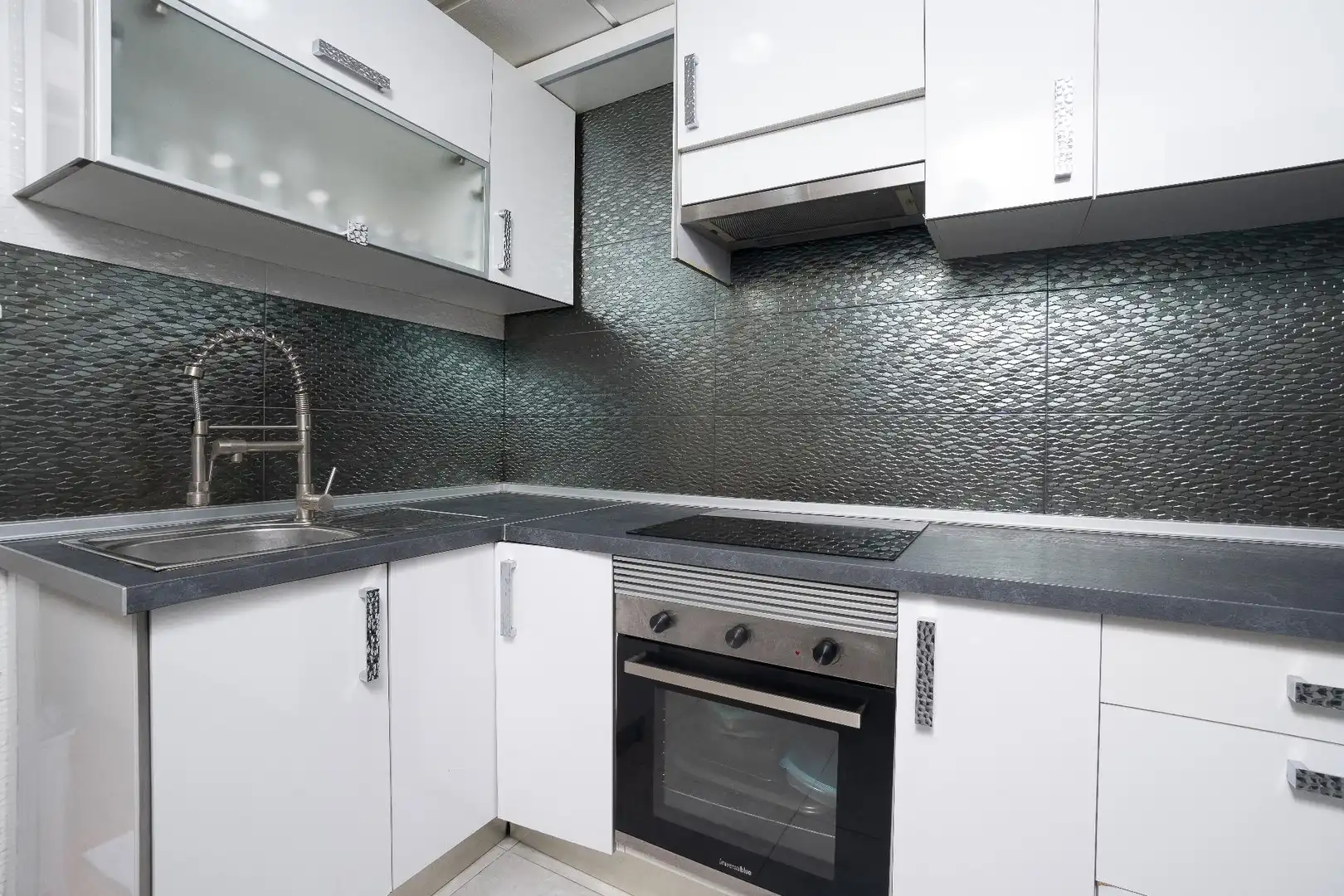 Cocina de Piso en venta en Villajoyosa / La Vila Joiosa con Aire acondicionado, Calefacción y Amueblado