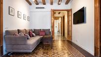 Living room of Flat to rent in  Barcelona Capital  with Air Conditioner, Heating and Furnished