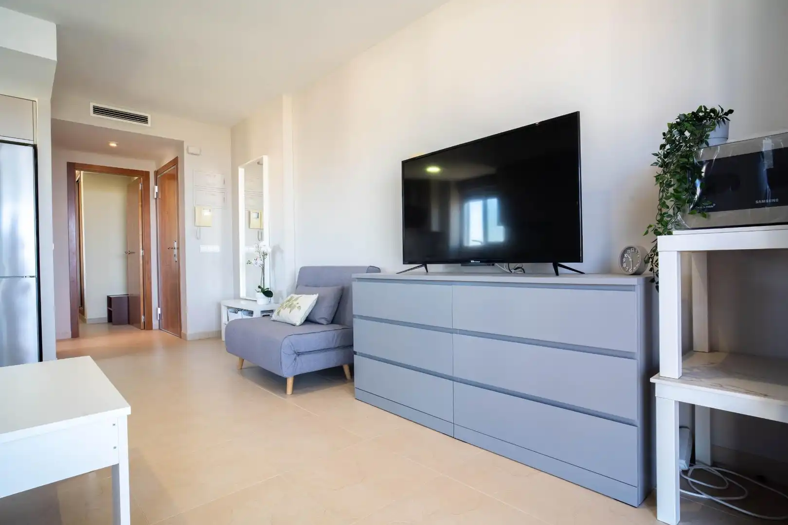 Living room of Apartments for sale in Oropesa del Mar / Orpesa  with Air Conditioner, Private garden and Terrace