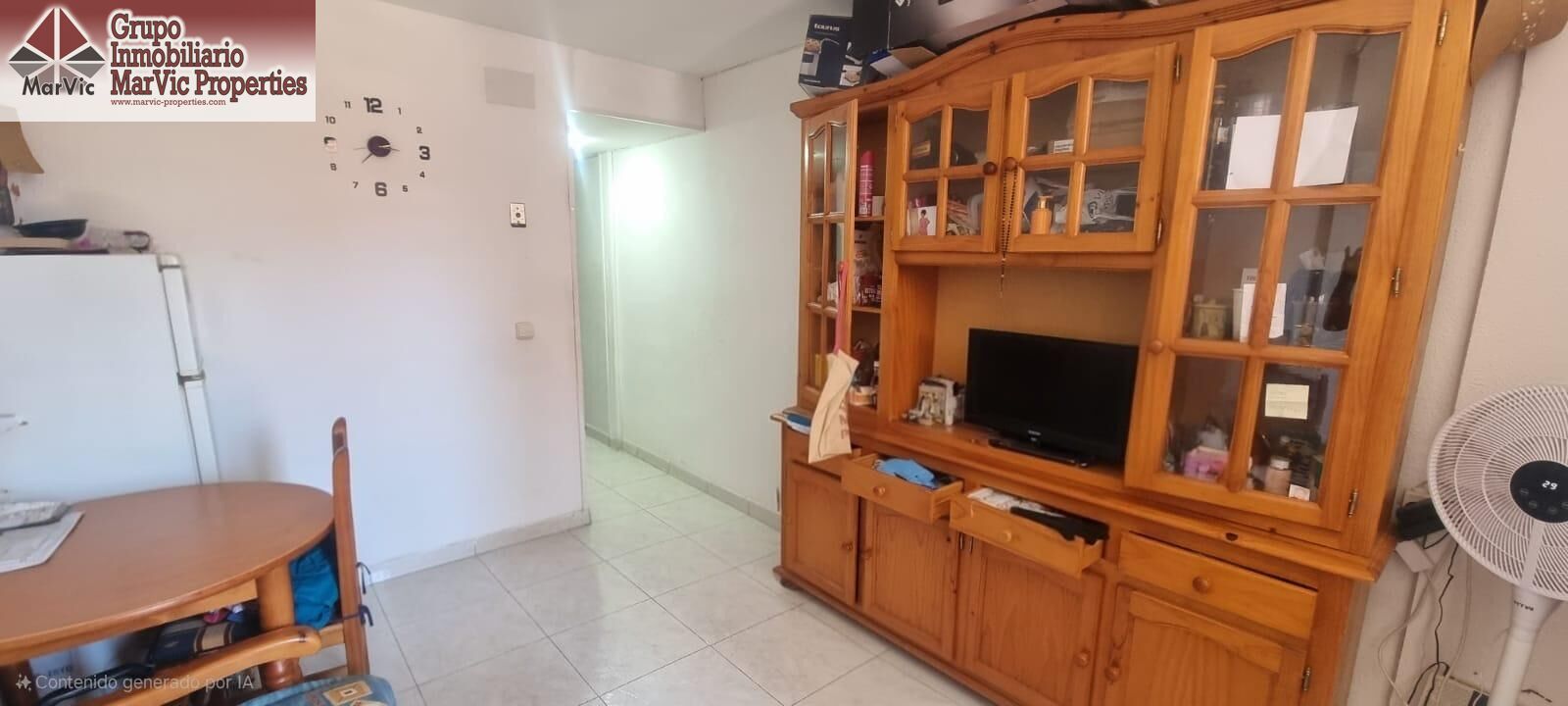 Sala d'estar de Estudi en venda en Benidorm amb Jardí privat, Terrassa i Piscina comunitària