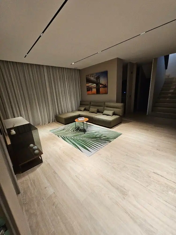 Sala de estar de Casa o chalet de alquiler en L'Alfàs del Pi con Aire acondicionado, Calefacción y Jardín privado