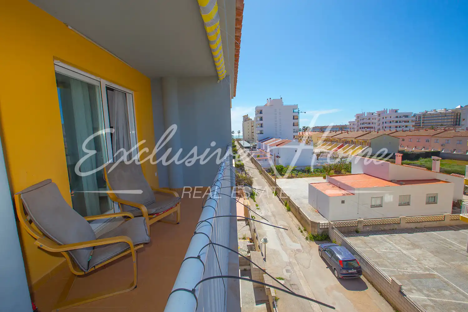 Terraza de Apartamento en venta en Peñíscola / Peníscola con Aire acondicionado, Calefacción y Trastero