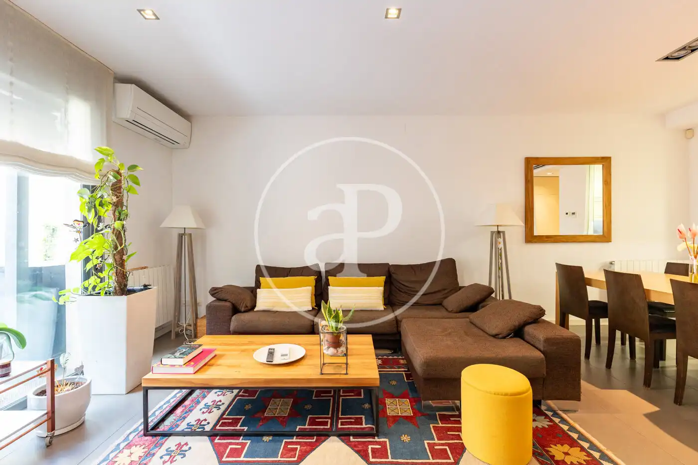 Sala de estar de Casa o chalet en venta en Barcelona con Aire acondicionado, Calefacción y Terraza