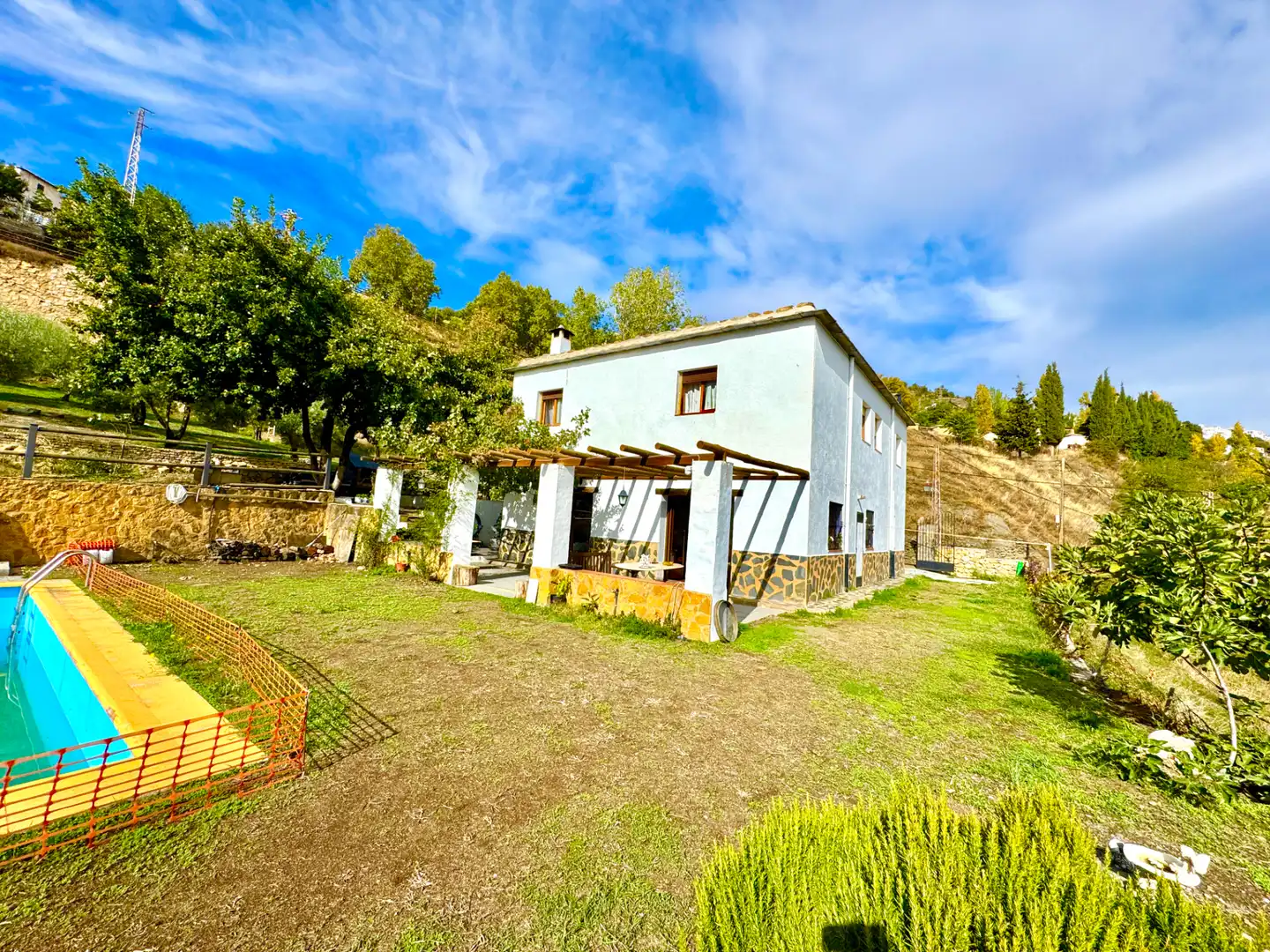 Vista exterior de Casa o chalet en venta en Bérchules con Calefacción, Jardín privado y Terraza