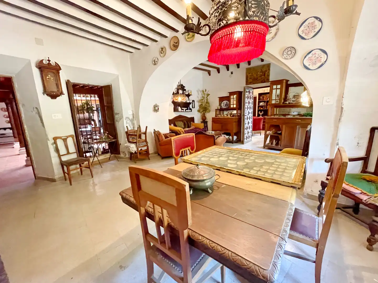 Dining room of Houses for sale in Santa María de los Llanos  with Heating, Private garden and Terrace
