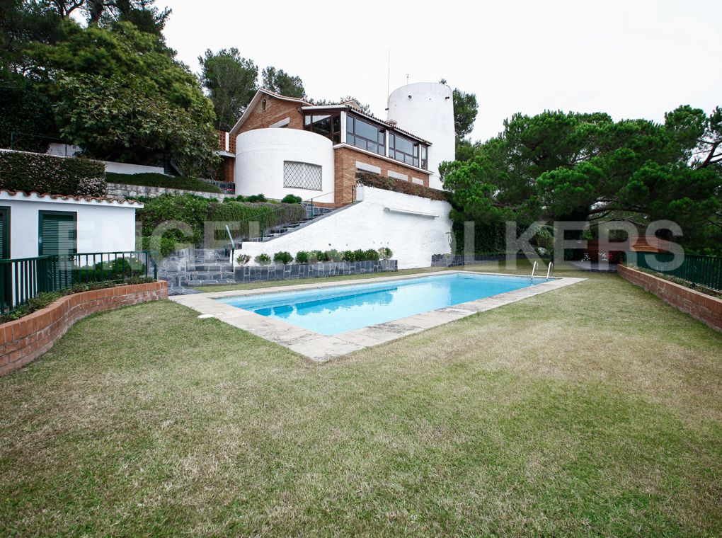 Jardí de Casa o xalet en venda en Sant Cugat del Vallès amb Calefacció, Jardí privat i Parquet