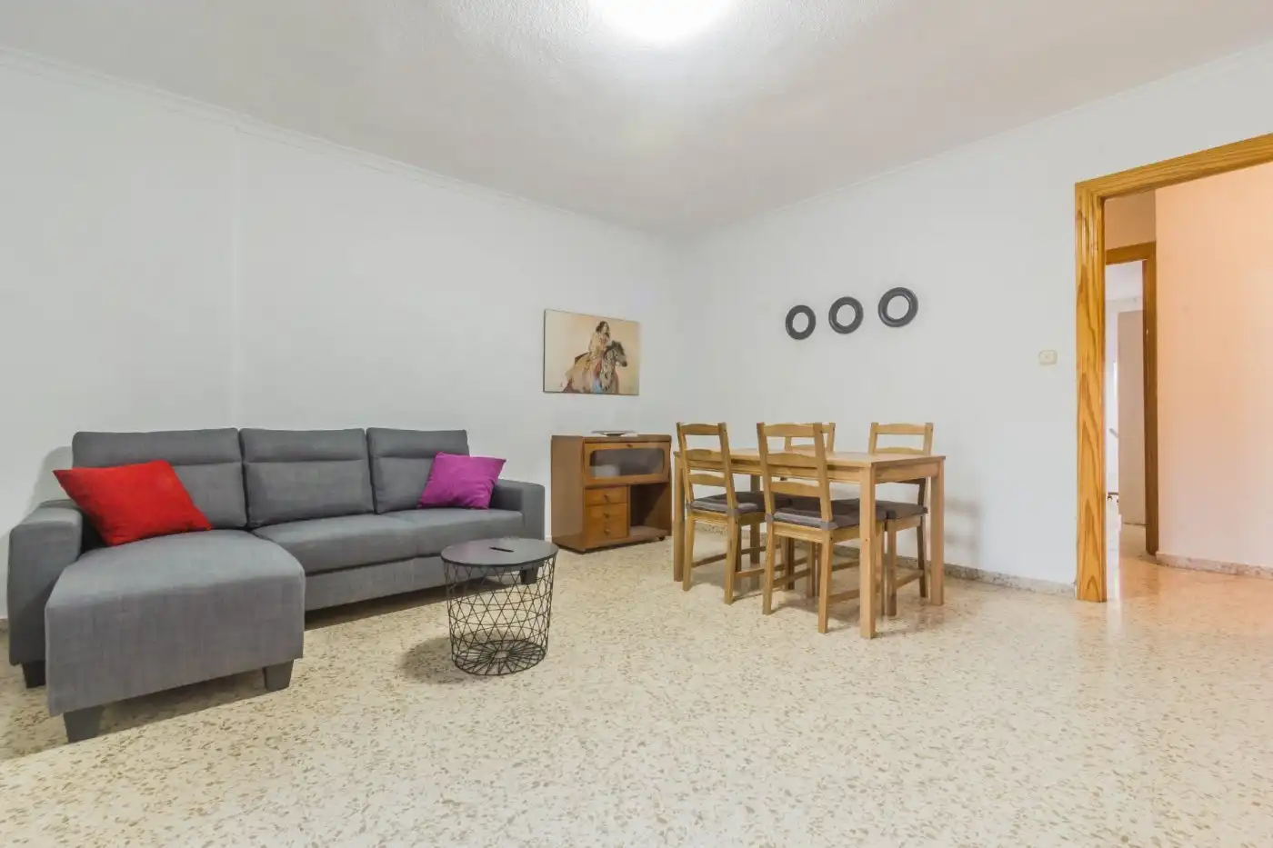 Sala de estar de Piso de alquiler en Granada con Aire acondicionado, Calefacción y Terraza