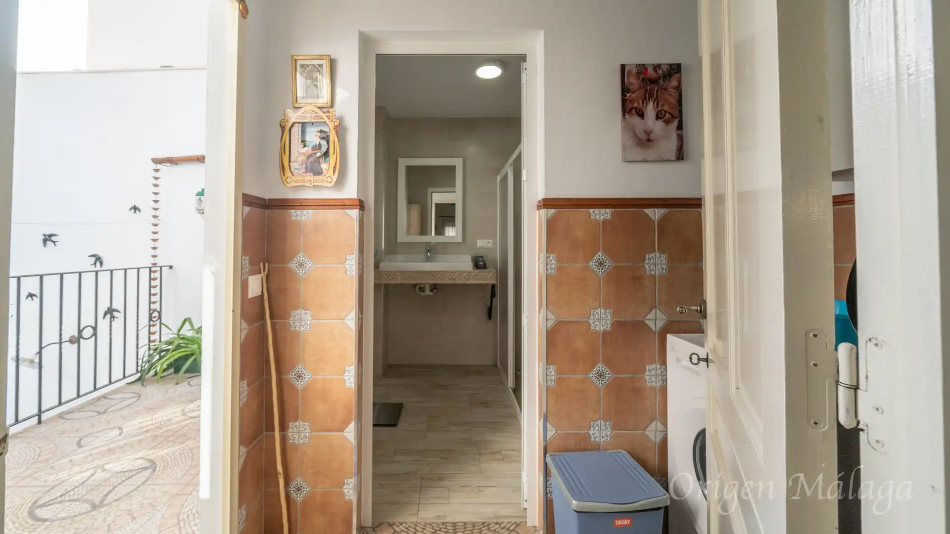 Baño de Casa adosada en venta en Málaga con Aire acondicionado, Terraza y Trastero