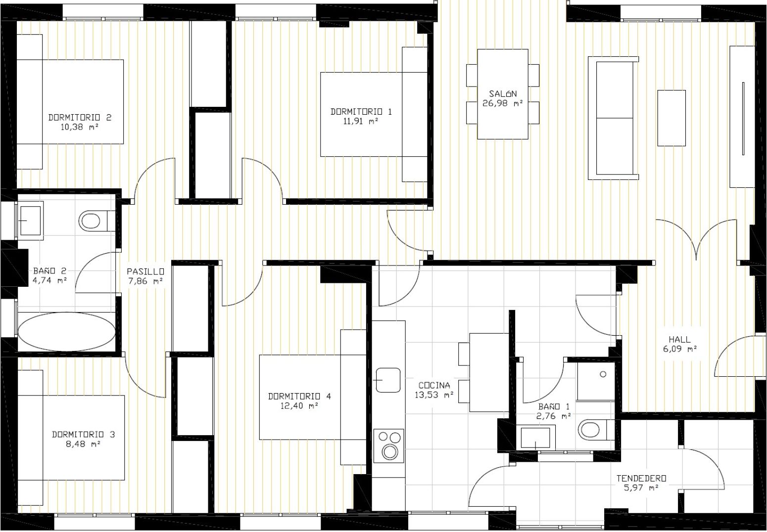 Flat for sale in  Pamplona / Iruña  with Heating, Parquet flooring and Storage room