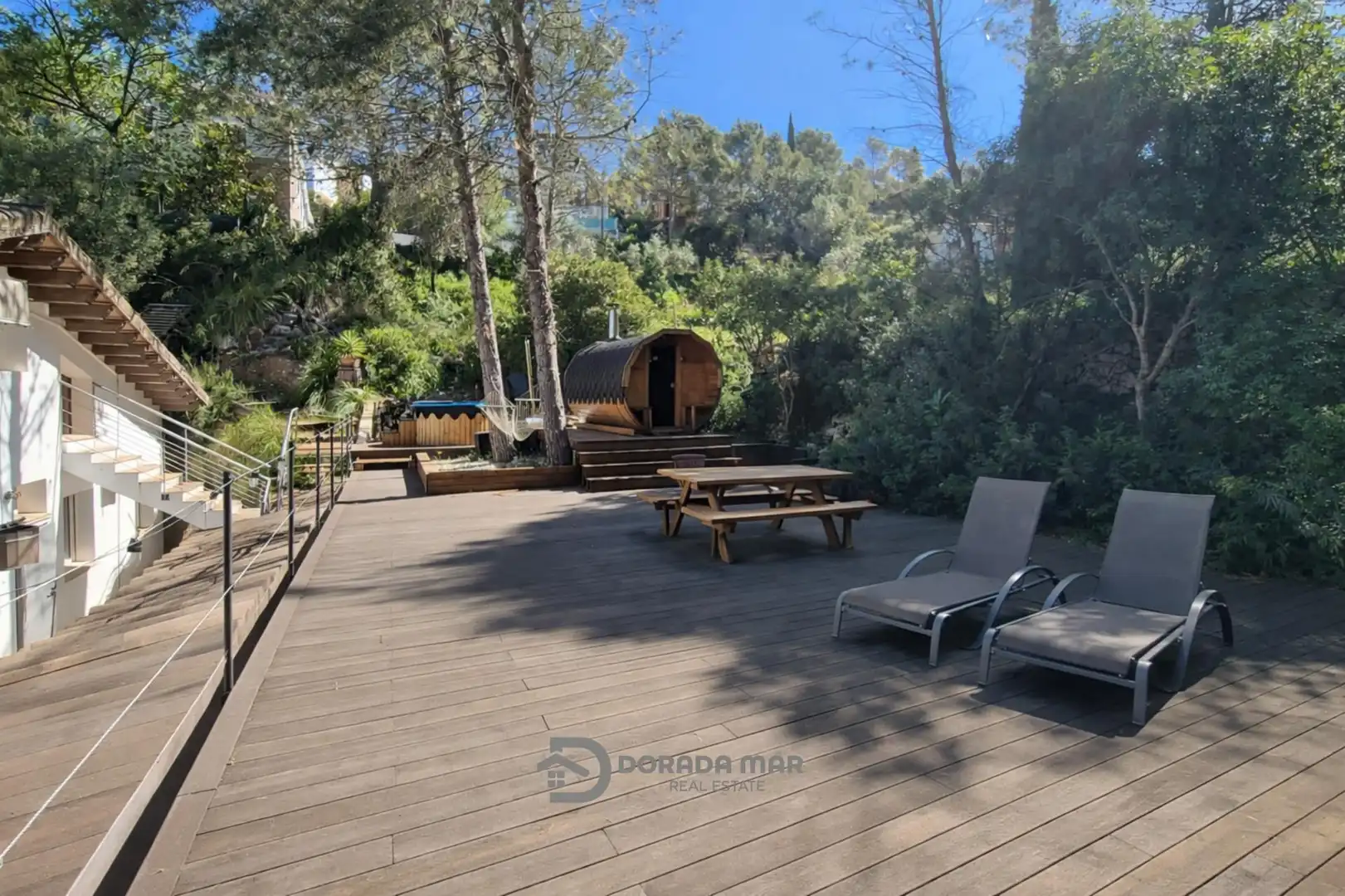 Terraza de Casa o chalet en venta en Olivella con Calefacción y Jardín privado