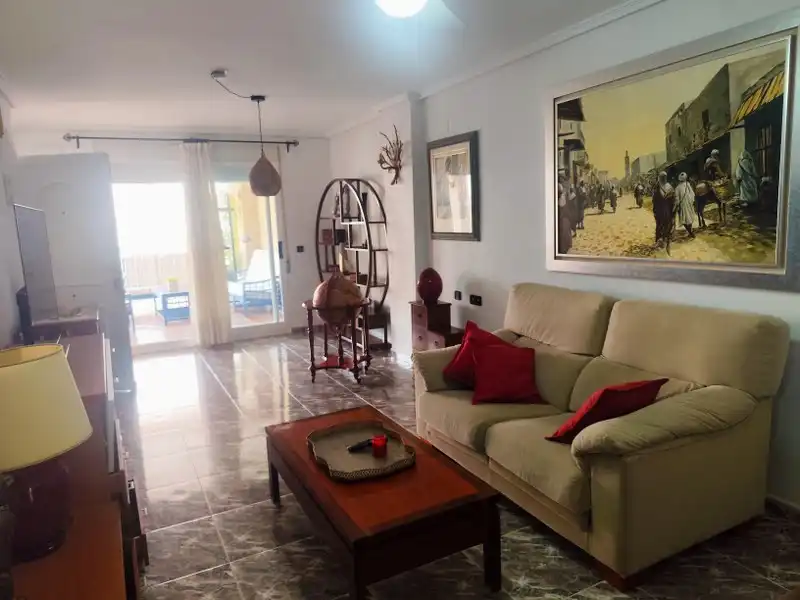 Sala de estar de Apartamento en venta en Cullera con Terraza, Trastero y Horno