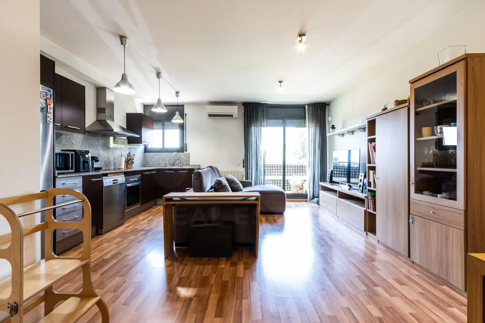 Sala d'estar de Pis en venda en Lliçà d'Amunt amb Aire condicionat i Calefacció
