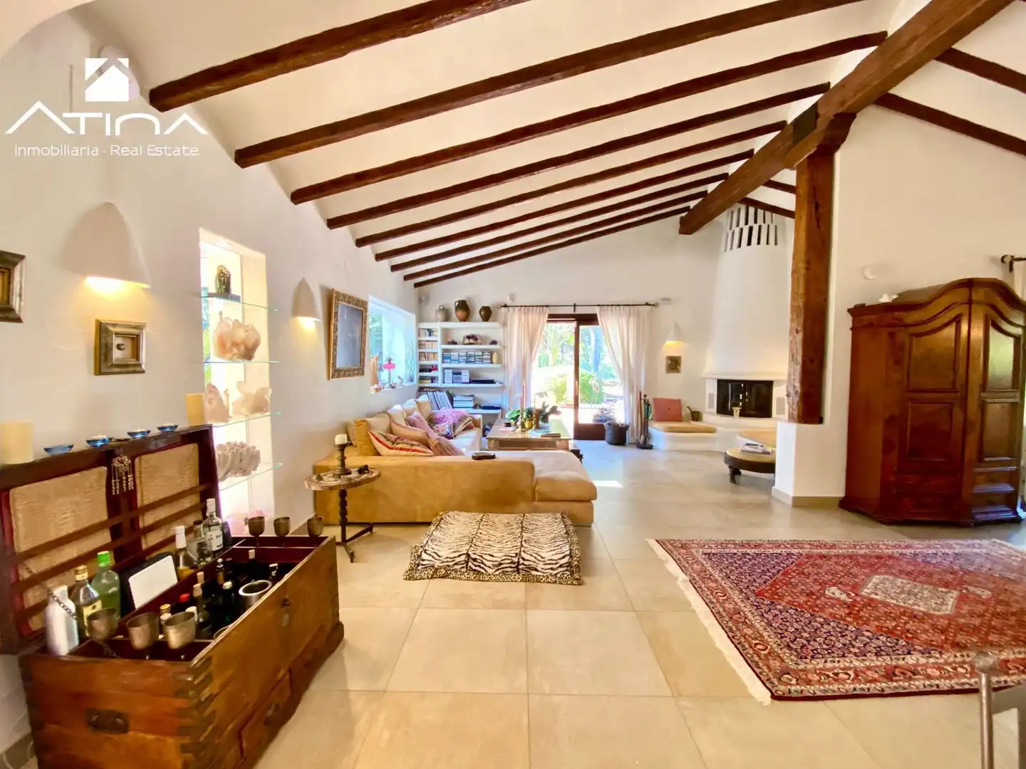 Living room of Houses for sale in Jávea / Xàbia  with Air Conditioner, Private garden and Terrace
