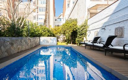 Swimming pool of House or chalet for sale in  Barcelona Capital  with Heating, Private garden and Terrace