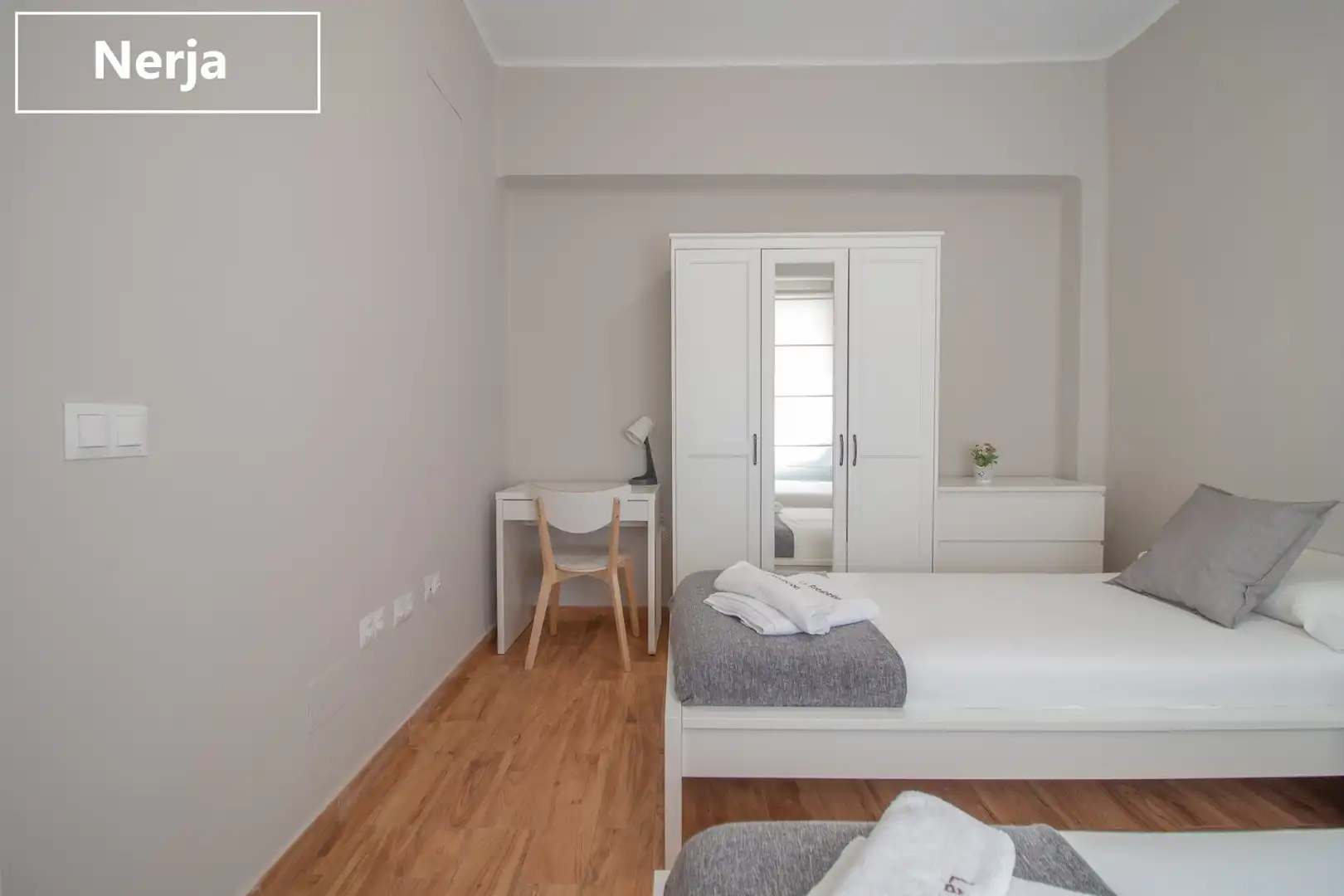 Bedroom of Flat for share in Málaga  with Air Conditioner, Heating and Terrace