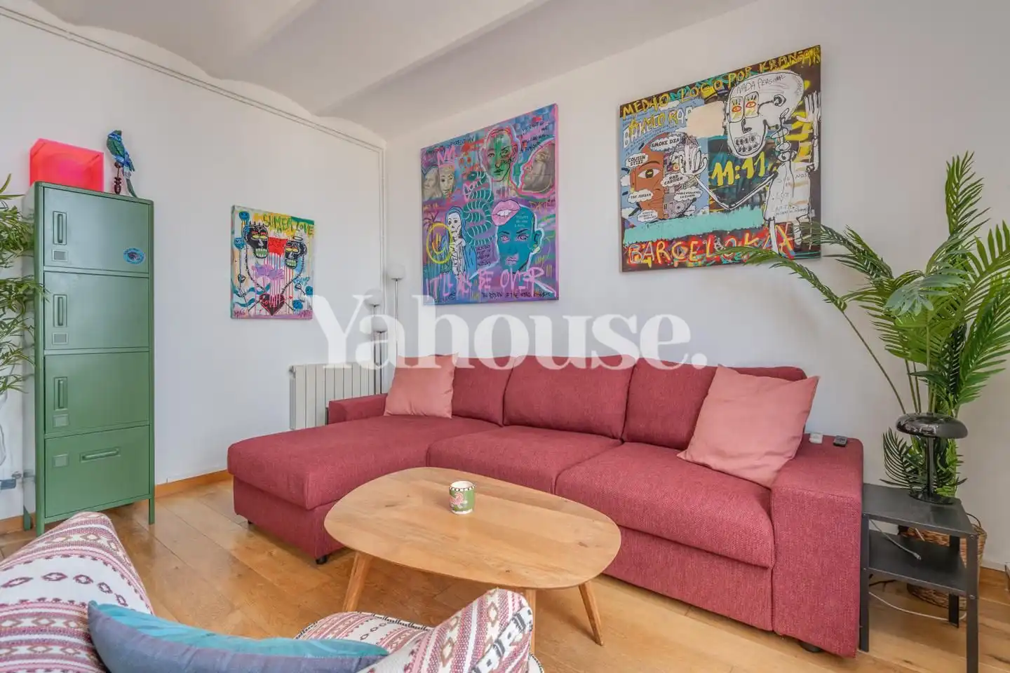 Sala d'estar de Àtic en venda en Barcelona amb Aire condicionat, Calefacció i Parquet