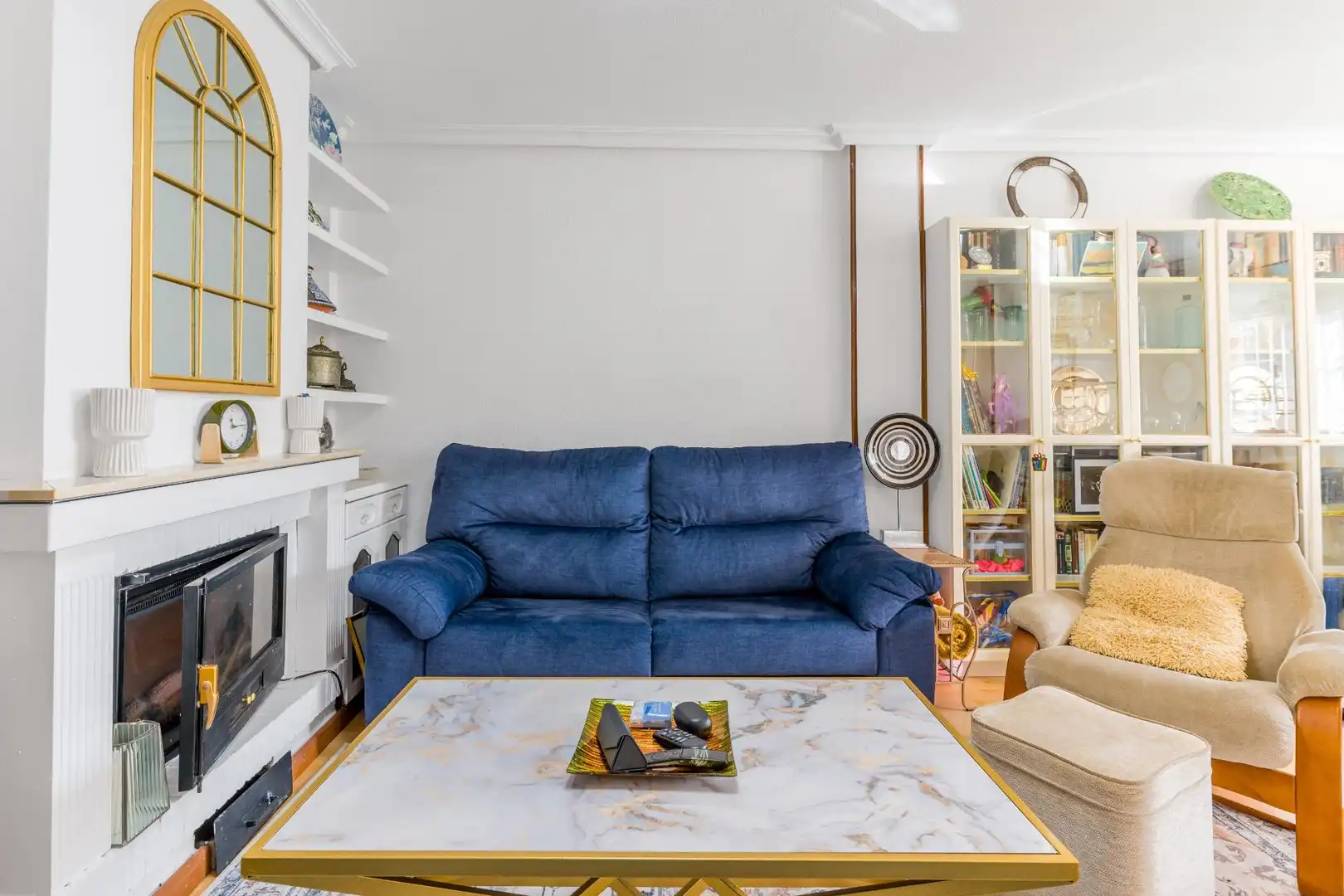 Sala de estar de Casa o chalet en venta en Almería con Aire acondicionado y Trastero