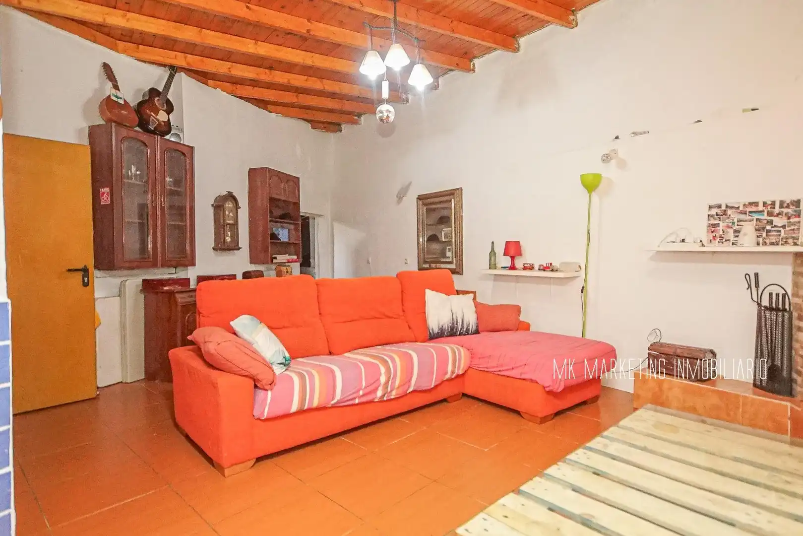 Sala d'estar de Finca rústica en venda en Valsequillo de Gran Canaria amb Aire condicionat, Terrassa i Piscina